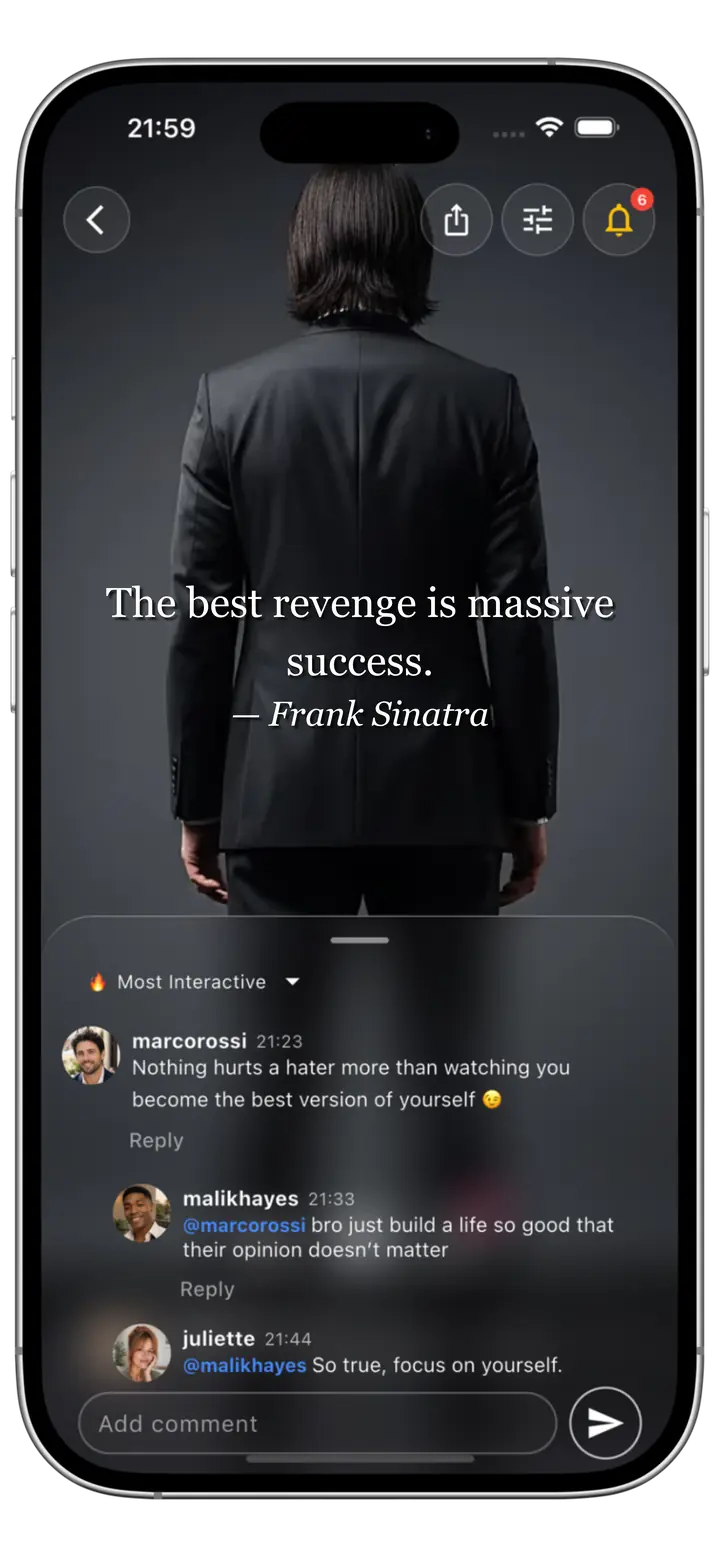 MotiMax app mockup